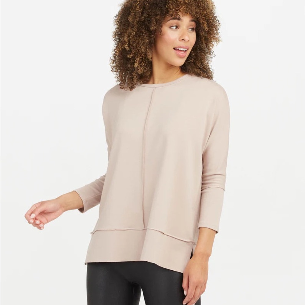 Women's Beige Long Sleeve Top